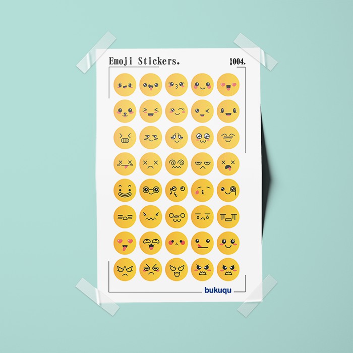 Stiker Deco Emoji Stickers by bukuqu