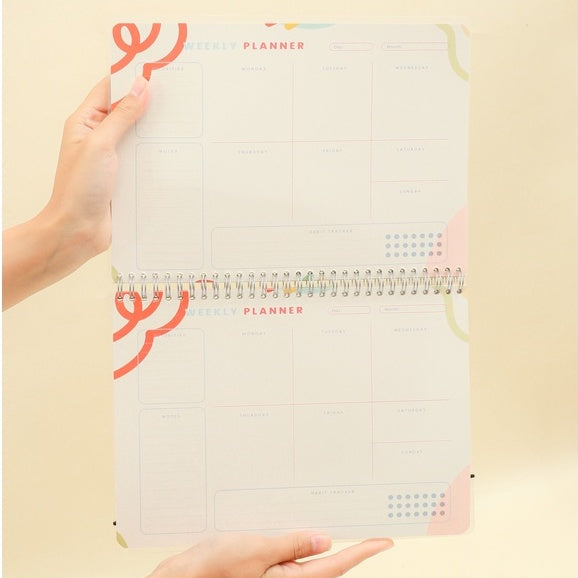 Bukuqu Notebook Spiral B5 - SM211 Weekly Planner Priorities
