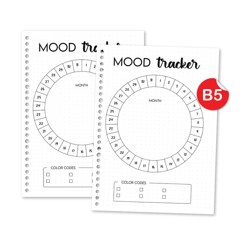 Loose Leaf B5 Mood Tracker by bukuqu