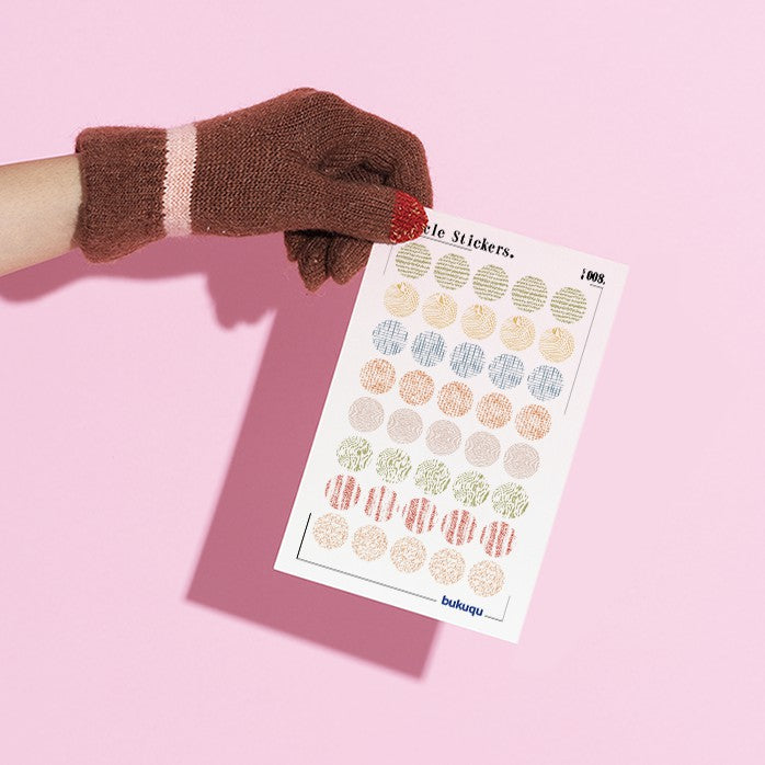 Stiker Deco Circle Stickers by bukuqu