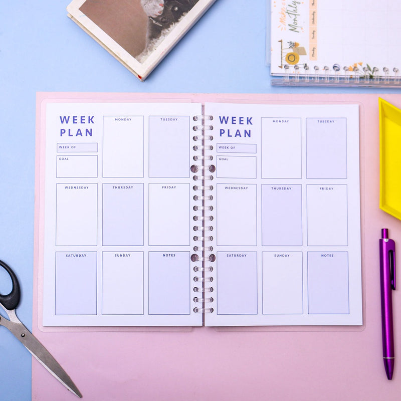 Notebook Refill Week Plan Planner by bukuqu