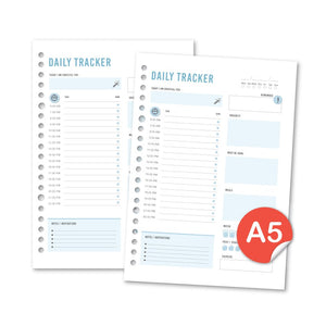 Loose Leaf A5 Daily Tracker by bukuqu