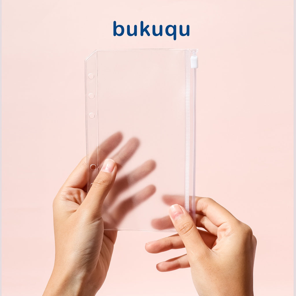 Zipper Bag 6 holes ukuran A6 by bukuqu