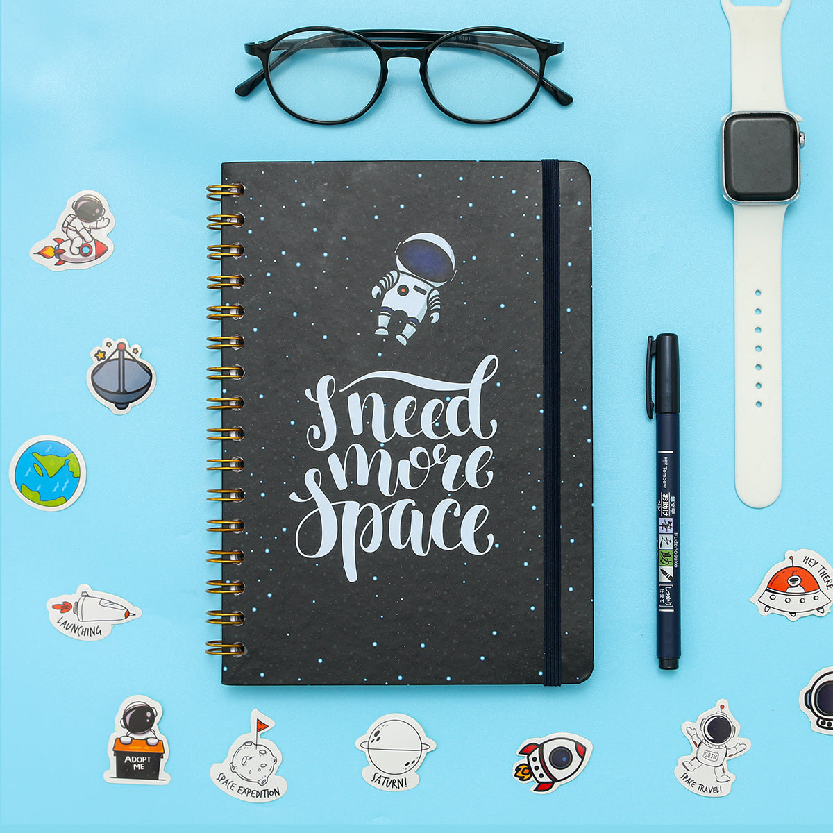 Notebook Spiral SPACE by bukuqu