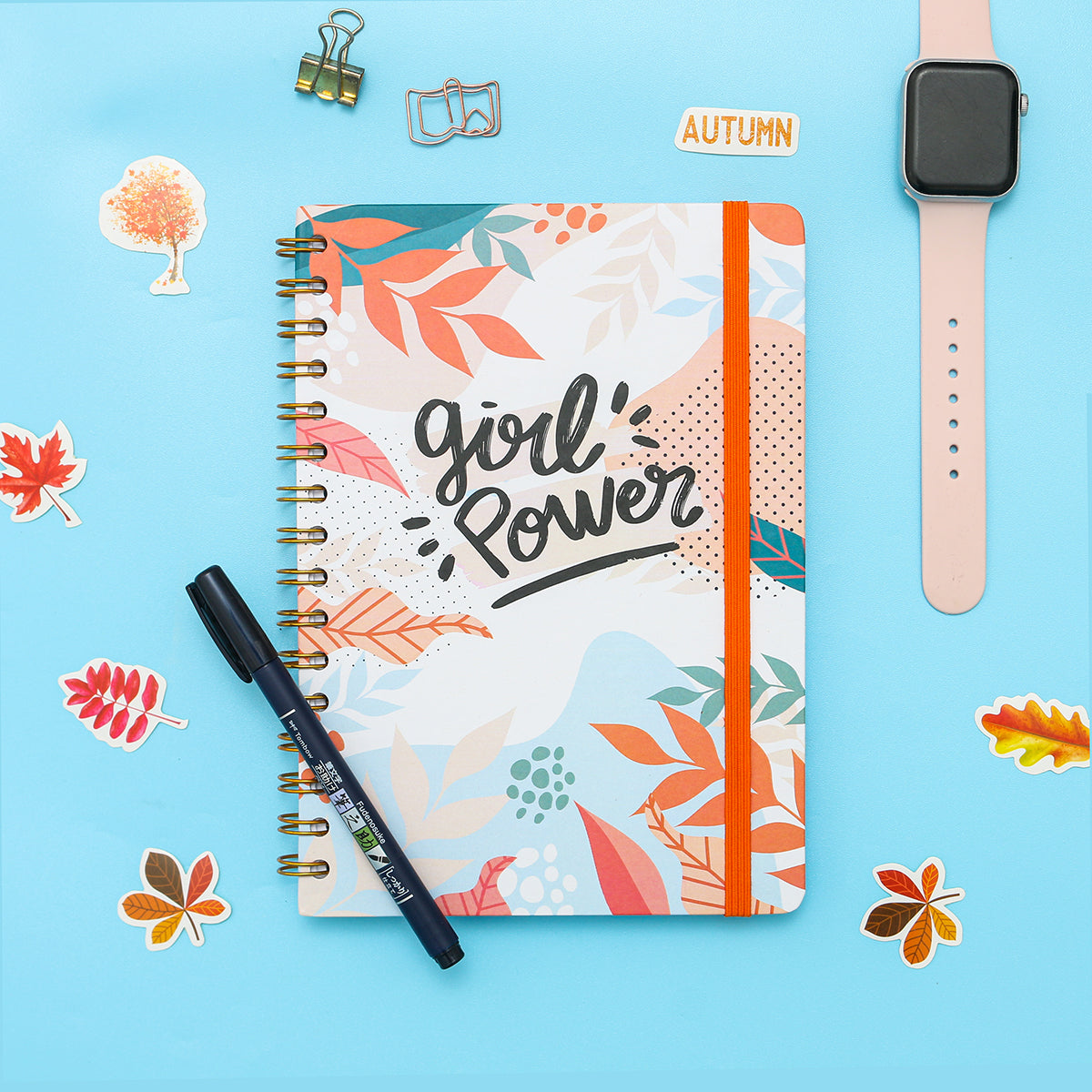 Notebook Spiral GIRLPOWER by bukuqu