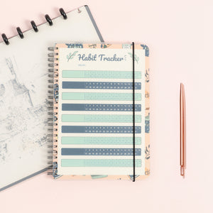 Notebook Spiral A5 - SM027 Habit Tracker 2022 by bukuqu