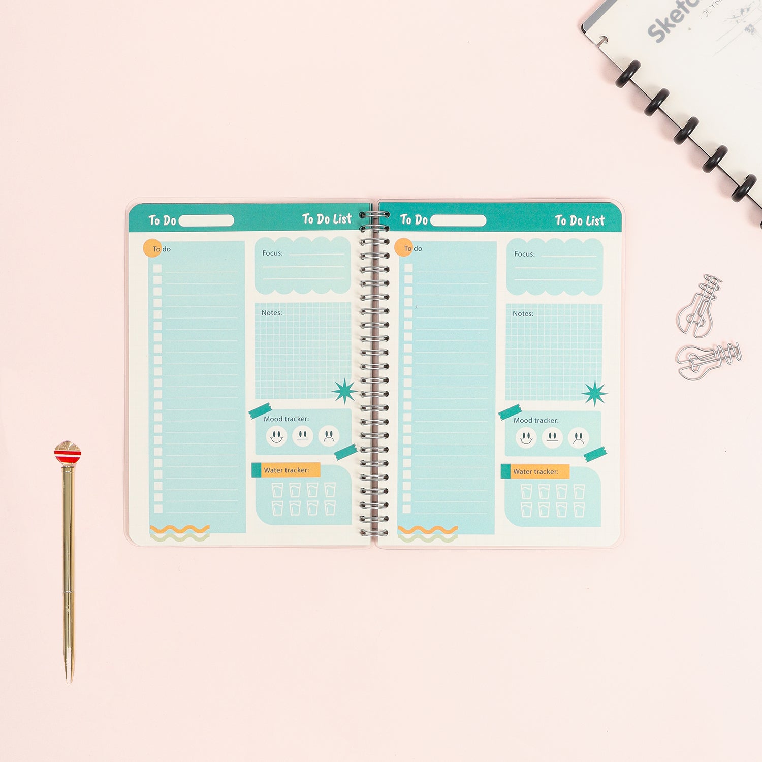 Notebook Spiral A5 - SM028 To do list hijau by bukuqu
