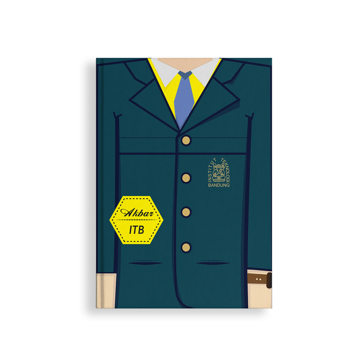 Simple Notebook Almamater COWOK by bukuqu