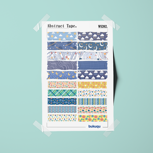 Stiker Abstract Tape by bukuqu