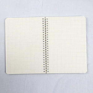 Notebook Spiral Mika A5 - Grid/Dotted - Cream Paper by bukuqu