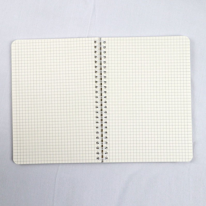 Notebook Spiral Mika A5 - Grid/Dotted - Cream Paper by bukuqu
