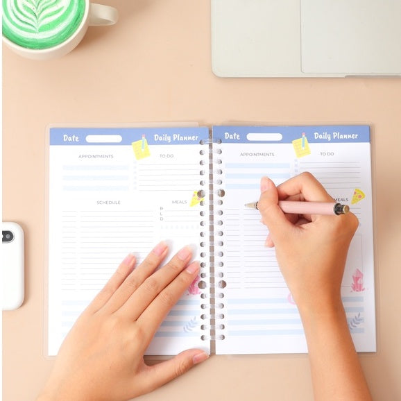 Notebook Refill Daily Planner Biru 2022 by bukuqu