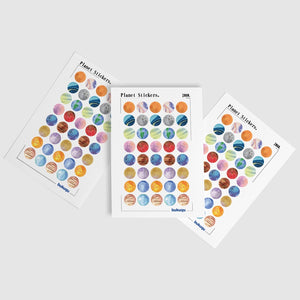 Stiker Deco Planet Sticker by bukuqu