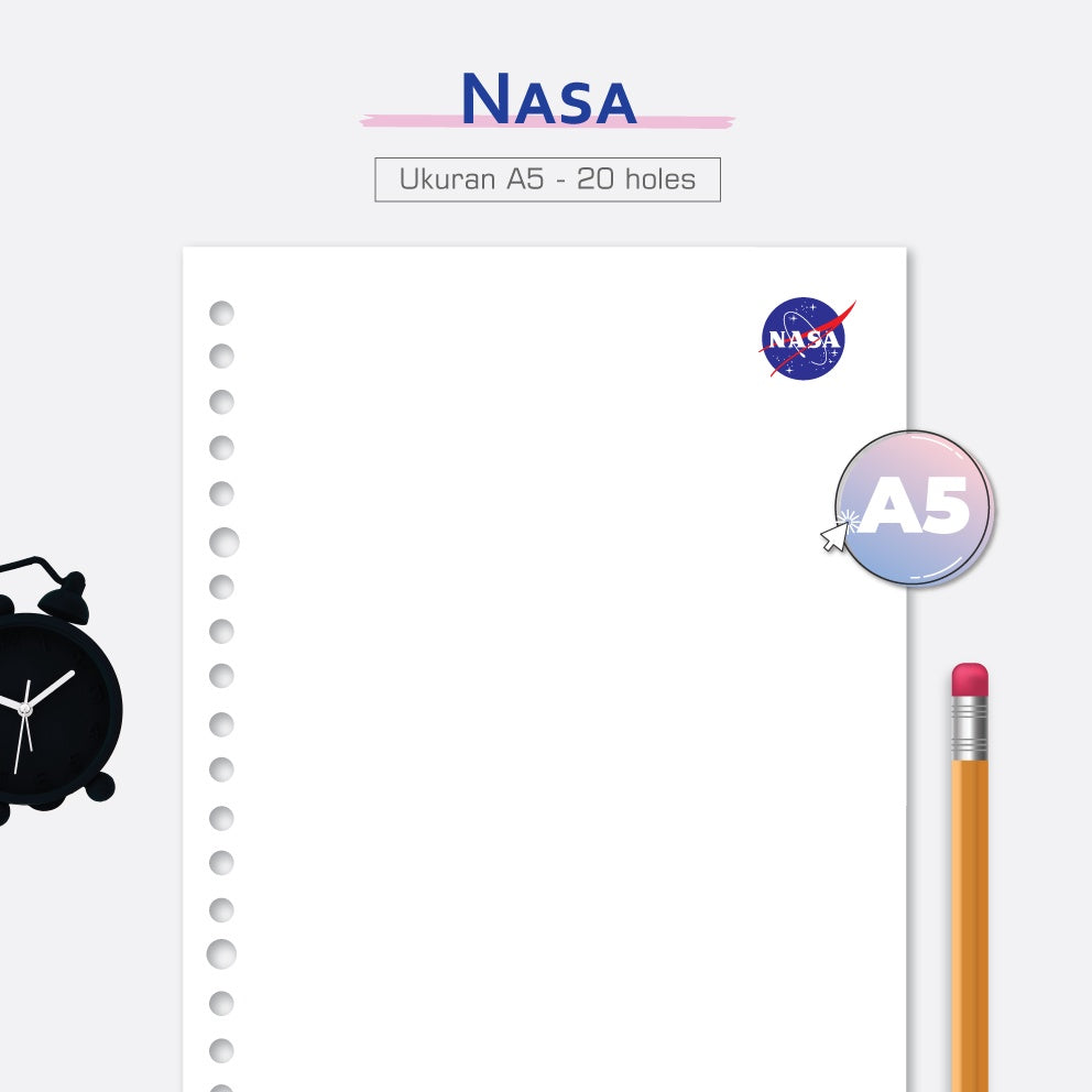 Loose Leaf A5 NASA Edition by bukuqu