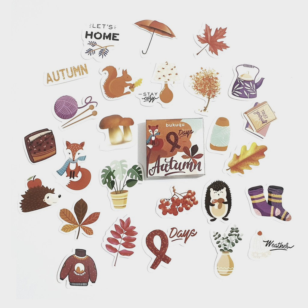 Stiker Journal Autumn by bukuqu