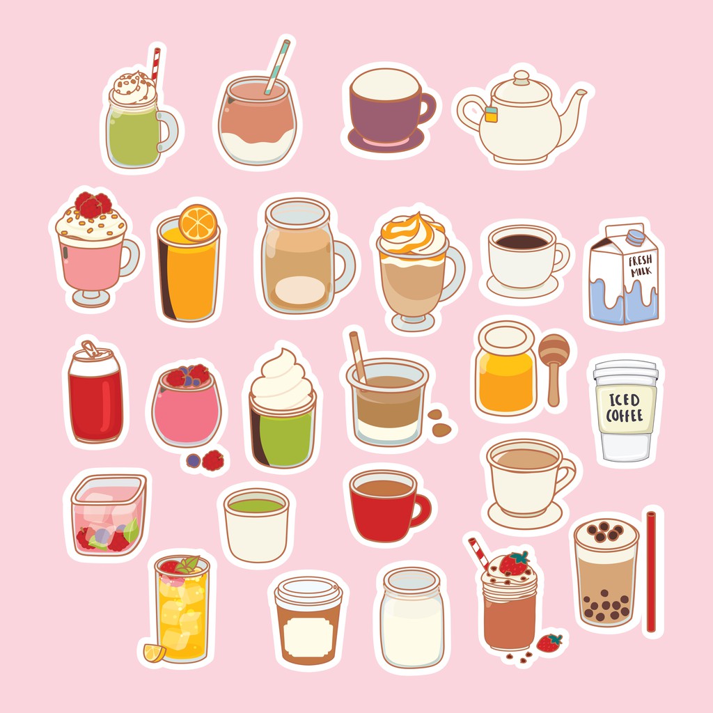 bukuqu Stiker Journal Drink