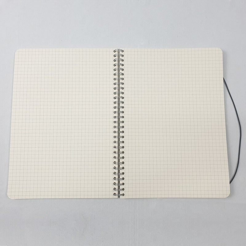 Notebook Spiral Mika A4 - Grid/Dotted - Cream Paper by bukuqu