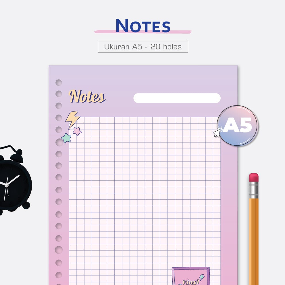 Loose Leaf A5 Notes by bukuqu