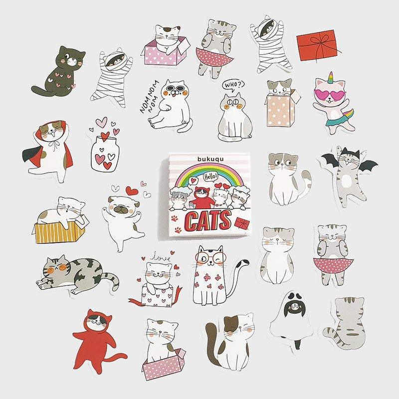 Stiker Journal Cat by bukuqu