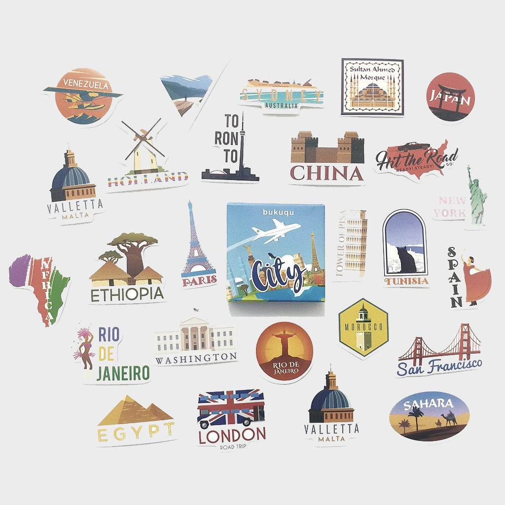 Stiker Journal City by bukuqu