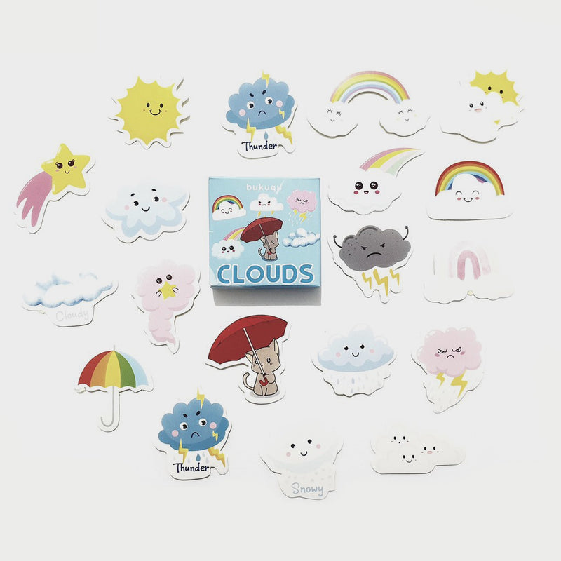 Stiker Journal Clouds by bukuqu