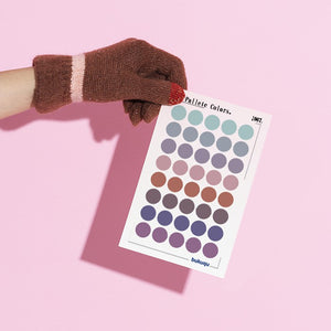 Stiker Deco Dot Pallete Colors by bukuqu