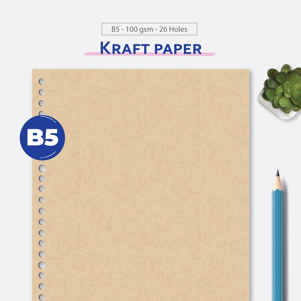 Loose Leaf B5 KRAFT by bukuqu