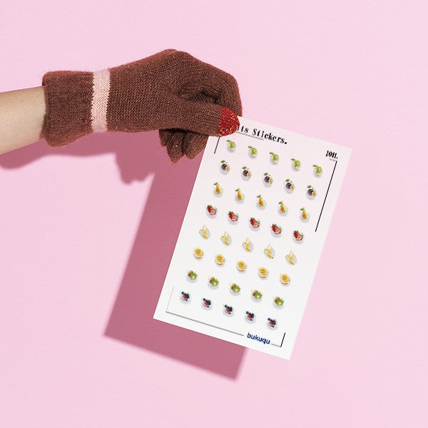 bukuqu Stiker Deco Fruits Stickers