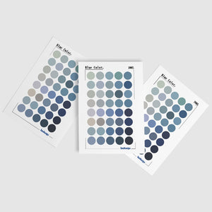 Stiker Deco Blue Color by bukuqu
