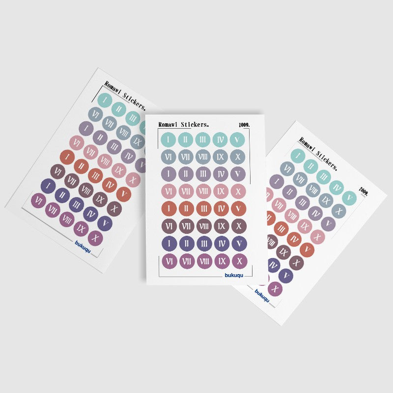 bukuqu Stiker Deco Romawi Stickers