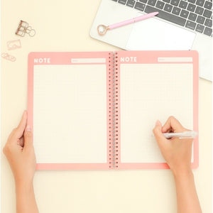 Bukuqu Notebook Spiral B5 - SM210 Note Grid