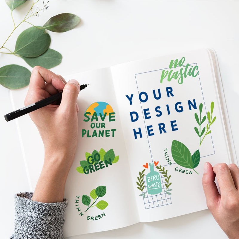 Stiker Journal GoGreen by bukuqu