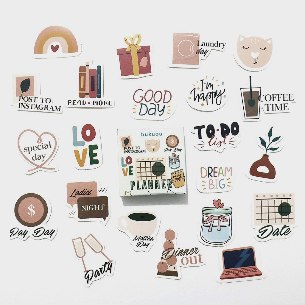 Stiker Journal Planner by bukuqu