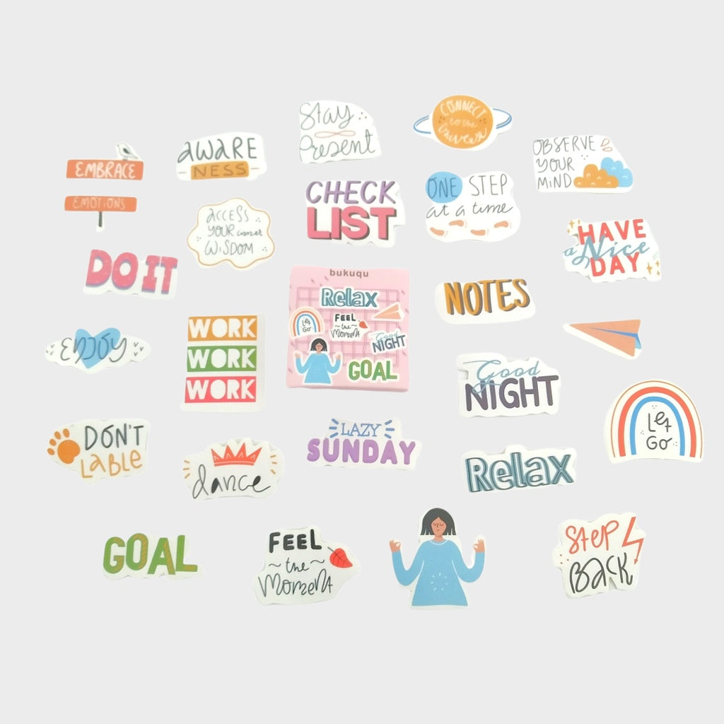 Stiker Journal Relax by bukuqu