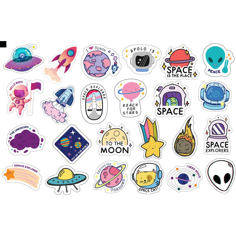 Stiker Journal Galaxy by bukuqu