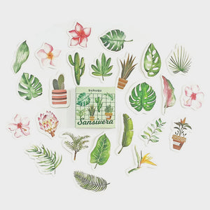 Stiker Journal Sansivera by bukuqu