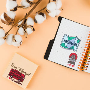 Stiker Journal Travel by bukuqu